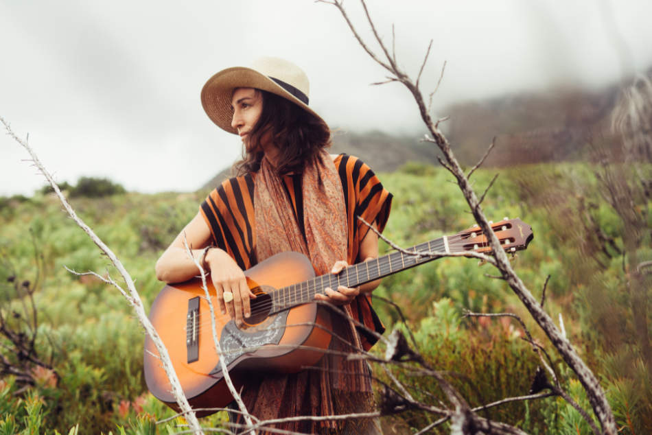 Acoustic guitar player